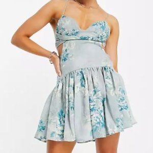 ASOS Design - Strappy Floral Mini Dress